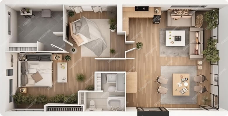 Luxury villa in Dal lake.